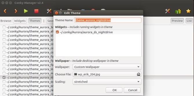 izboljšati sistem Linux conky