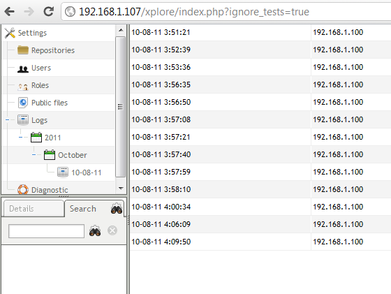 Brskanje po datotekah spletnega mesta brez FTP z uporabo AjaXplorer xplorer9