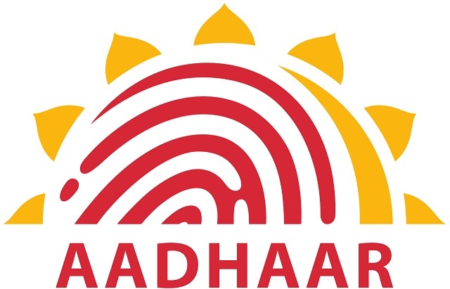 Posnetek zaslona Aadhaar-logotip