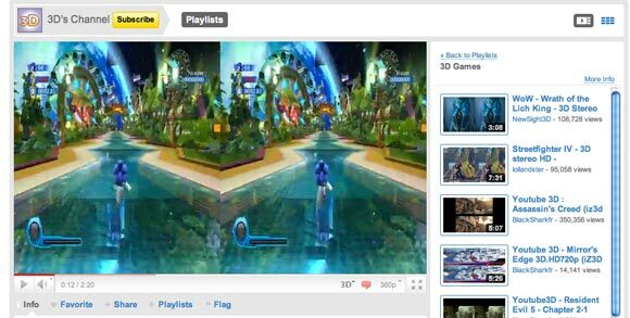 youtube 3d vsebine