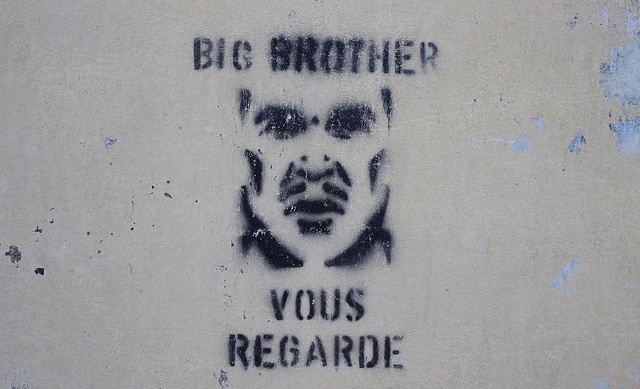 grafiti z velikim bratom