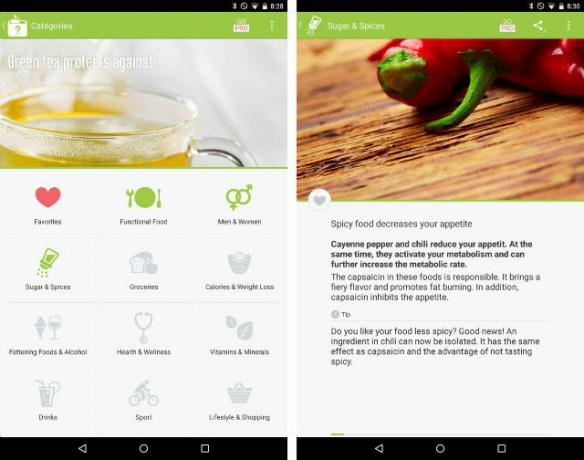 HealthyAndroidApps-Prehrana-kviz