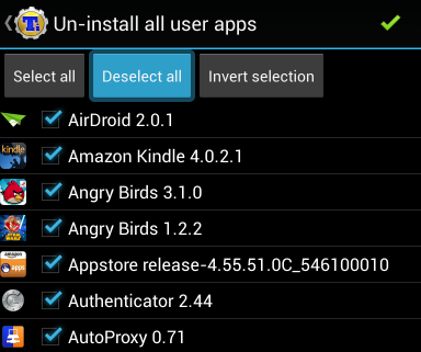 odstranite androidne aplikacije batch uninstall android