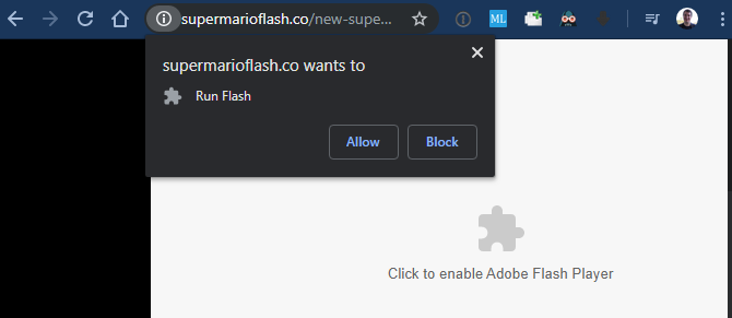 Chrome omogoči delovanje Flash