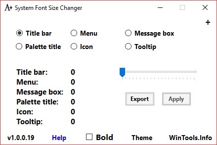 Kako spremeniti velikost sistemskih pisav po sistemu Windows 10 Creator's Update System Fonger Changer