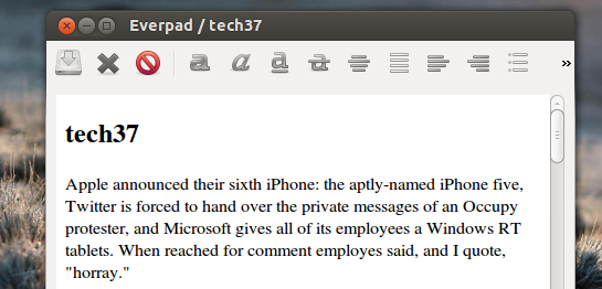 Everpad: najboljši odjemalec Evernote za opombo Upadtu [Linux]