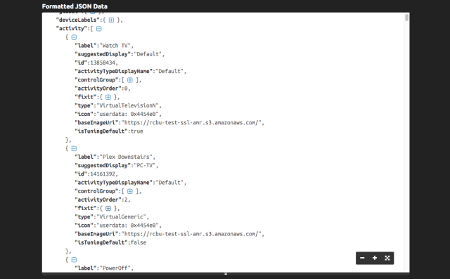 json formatiran izhod openhab