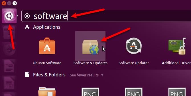 Odprto programsko opremo in posodobitve v Ubuntu 16.04