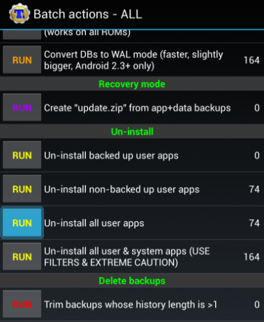 odstranite androidne aplikacije batch uninstall android