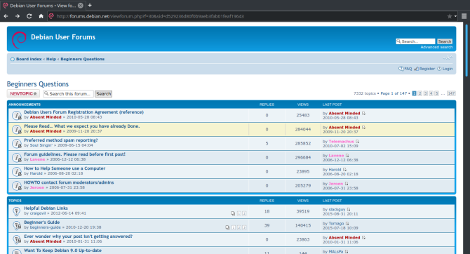 forumi debian