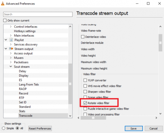 Kako zasukati video datoteke v računalniku Mac in PC vlc zavrtite 618x500