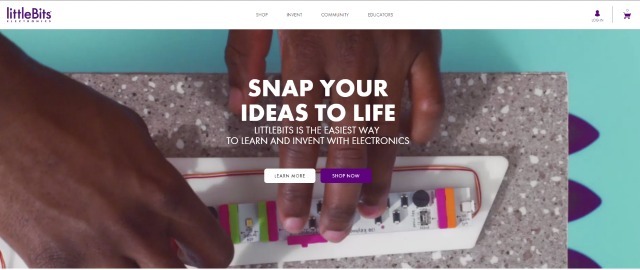 spletno mesto littleBits