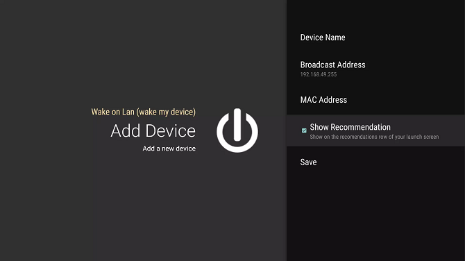 Edinstvena aplikacija za android tv wake on lan