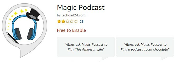 Čarobni podcast za amazonske odmevne podcaste