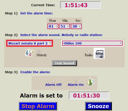 spletni radio za alarm