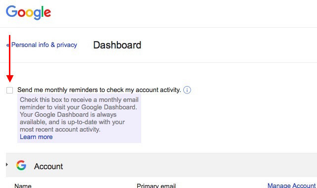 google-nadzorna plošča-mesečno-opomnik