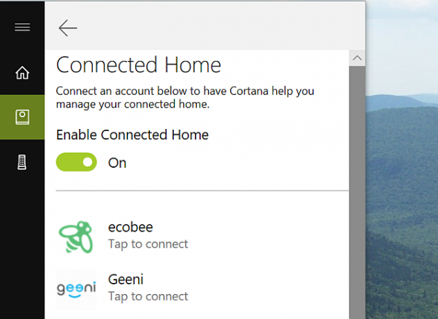 Cortana Desktop Povezan dom
