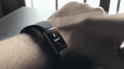 Fitbit Charge 2 tapkanje