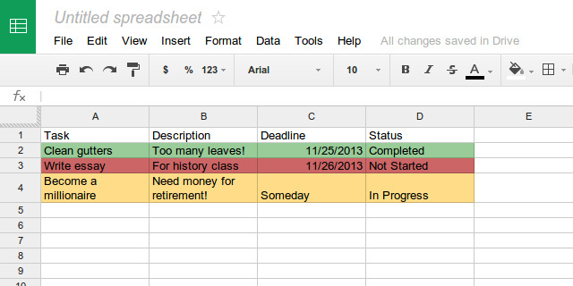 Povečajte produktivnost s temi odličnimi skripti Google Spreadsheets s pogojnim oblikovanjem skriptov Google preglednic