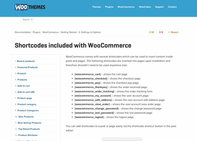 WooCommerce ima obsežno dokumentacijo in podporo skupnosti 