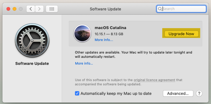 nadgradnja macOS-a