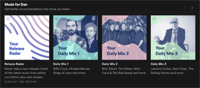 Spotify sezname predvajanja