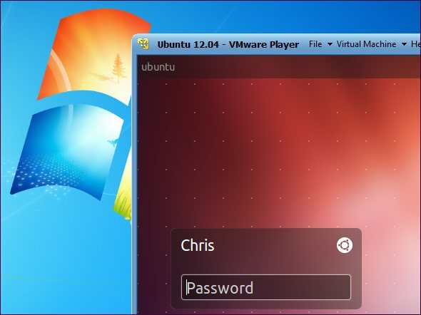 Ubuntu Virtual Machine v operacijskem sistemu Windows