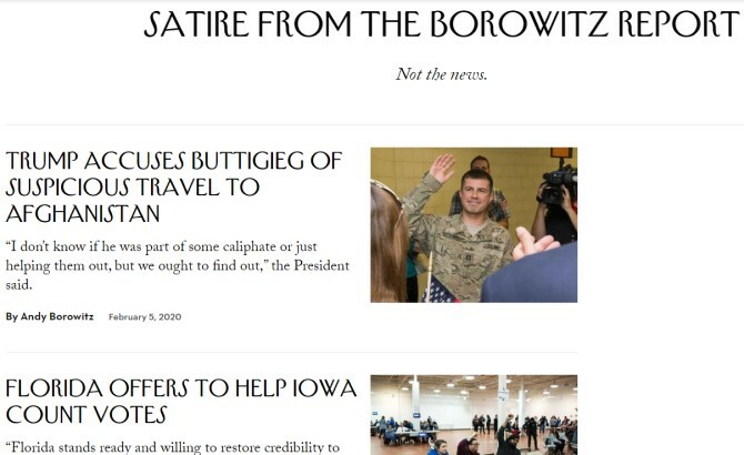Borowitz poroča Smešne novice SItes