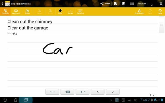 android note note app