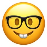 geek očala emoji emoticon