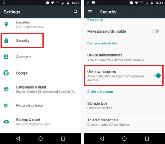 Kako namestiti Amazon Appstore na Android android neznani viri 571x500