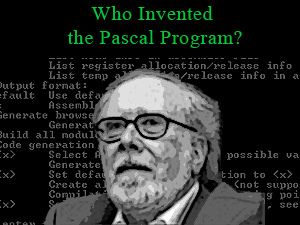 ki je izumil program Pascal