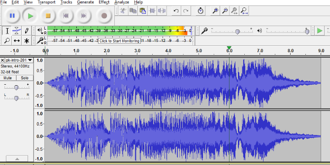 audacity audio editor