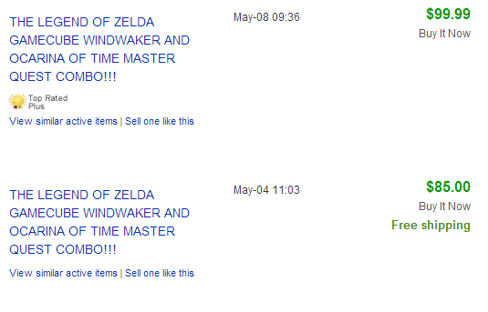 Zelda Wind Waker in Ocarina Master Quest Combo _ eBay