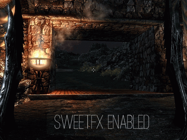 Pogled prve osebe za SweetFX Skyrim