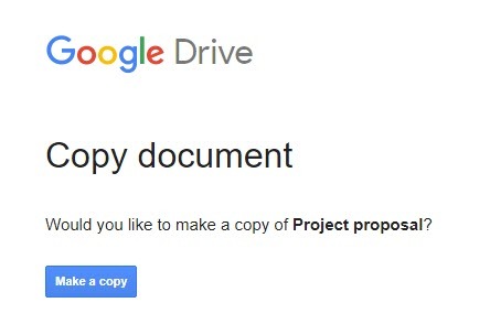 Uporabite ta trik »Naredi kopijo«, ko delite dokumente Google Drive, naredite kopijo