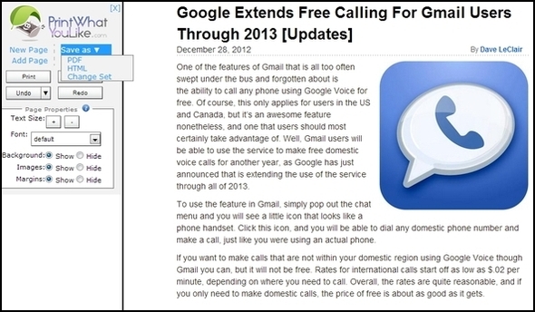 Najboljši nasveti in orodja za pomoč pri tiskanju spletnih strani Natisni članek PrintWhatYouLike