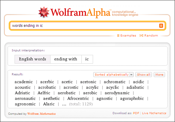 10 kul uporabe Wolfram Alpha, če berete in pišete v angleškem jeziku Wolfram Alpha02