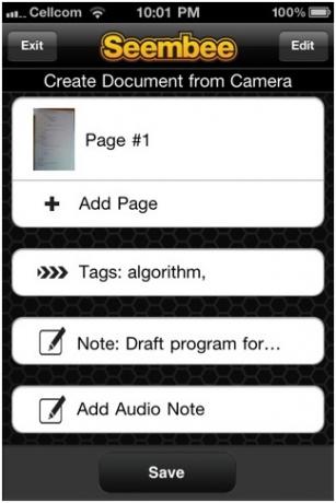 Seembee: Aplikacija za iOS za arhiviranje dokumentov na boljši poti