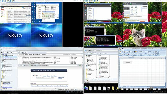 več virtualnih namiznih računalnikov