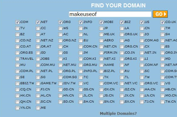 prikrite registracije TLD