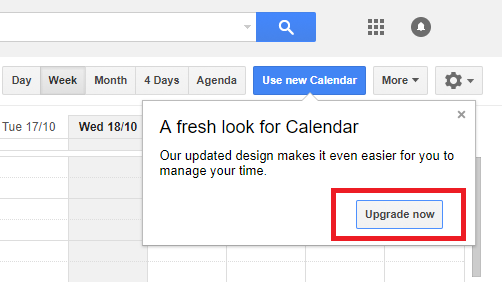 nove funkcije funkcije potrdi google koledar