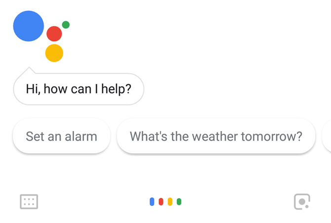 Glavni zaslon Google Assistant