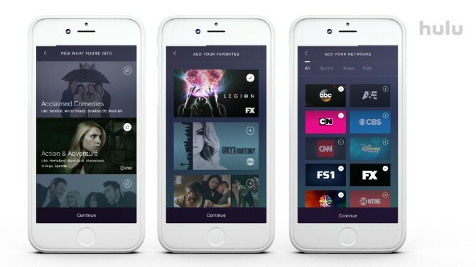 zaslonske slike hulu na iphoneu