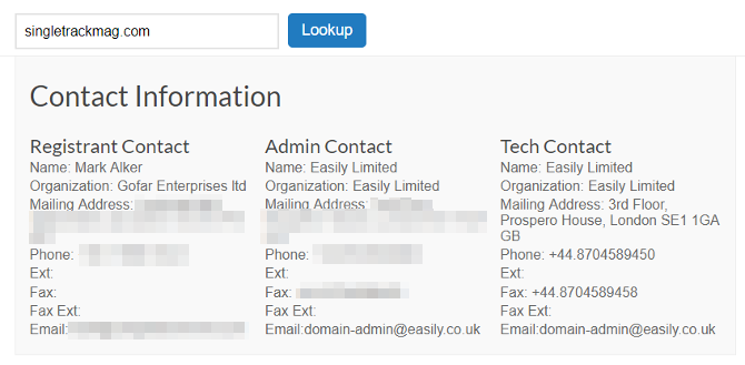 whois iskanje