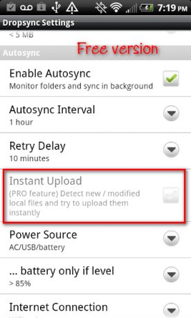 Resnično sinhronizirajte napravo Android z Dropboxom prek Dropsync [Android 2.0 ali novejše različice] dropync