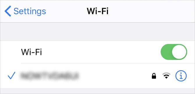 Omrežne nastavitve Wi-Fi na iPhoneu