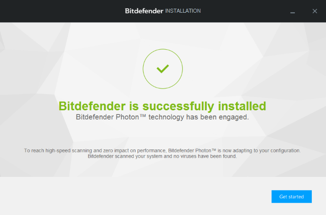 muo-bitdefender nameščen