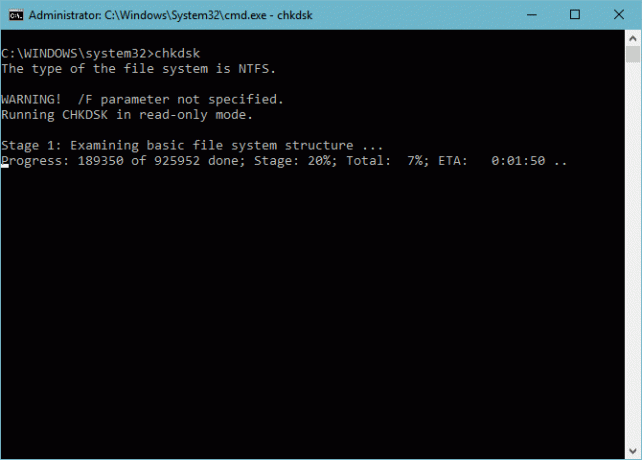 Bistveni ukazi Windows CMD, ki jih morate poznati chkdsk