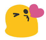 Smiley puha poljub Emoji